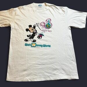 Vintage‎ Walt Disney World Mickey Mouse 20th Anniversary Shirt XL
